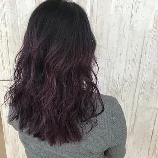 セミロング カラー Oopsレイヤー 加藤澄都のヘアスタイル