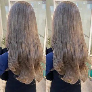 セミロング カラー yoriダブルカラー 代表すがわらのヘアスタイル