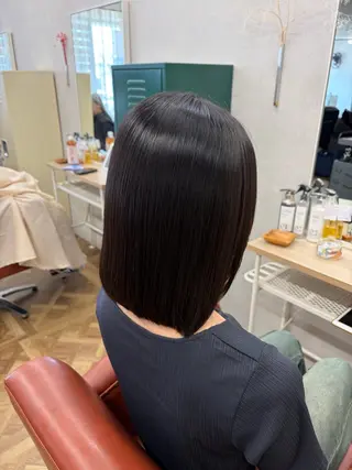 ショート 髪質改善×韓国風/小 顔レイヤー/早瀬櫻子のヘアスタイル