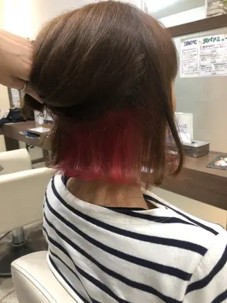 カラー ミディアム 丁寧な技術が評判！ nao.c 田原台店のヘアスタイル