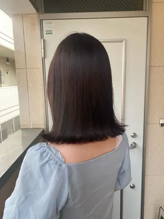 セミロング 武田 悠生乃のヘアスタイル