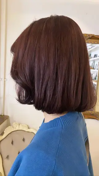 ミディアム カラー ヘアアレンジ KAREN🕊️ 大宮美容室のヘアスタイル