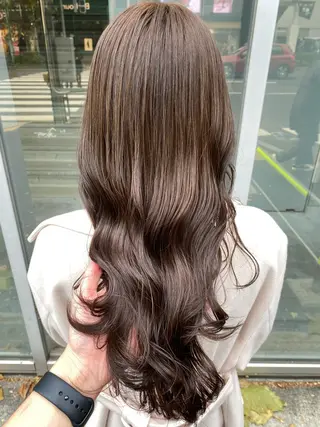 ロング カラー ヘアアレンジ ハッシュカット/レイ ヤーカットArataのヘアスタイル