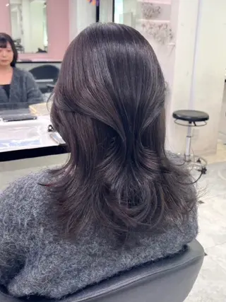セミロング カラー ヘアアレンジ 銀座/ショート/ メンズ/HINOKIのヘアスタイル