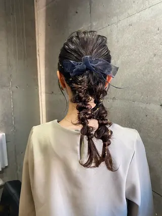 ヘアアレンジ フリーランス美容師 MIZUKIのヘアスタイル