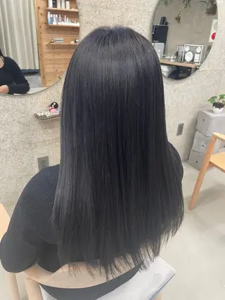 セミロング カラー SiLO／ mahiroのヘアスタイル