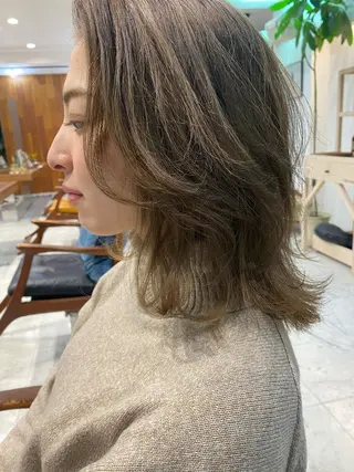 ミディアム イシマル ナオヤのヘアスタイル