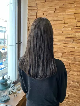 ロング カラー 福田 ジュンキのヘアスタイル