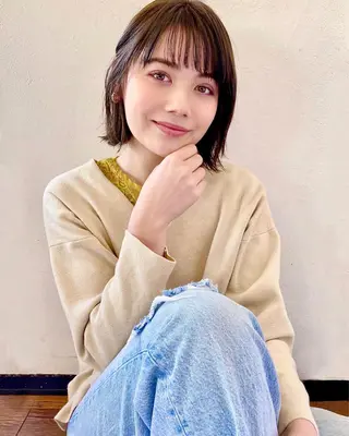 ミディアム 【吉祥寺でボブなら】 オガタソウイ🌿のヘアスタイル
