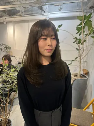 セミロング 100%可愛い顔周り 💓レイヤー/しずくのヘアスタイル
