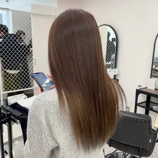 セミロング カラー パーマ ヘアアレンジ メンズ mona/ ストレートスタイル✨のヘアスタイル