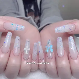 ネイル MoMoA Nail ネイル長さ出し専門店のネイルデザイン