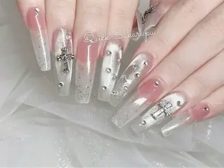 ロング Quick Sukarupu池袋のネイルデザイン