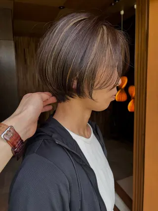 ショート 柏葉 南斗のヘアスタイル