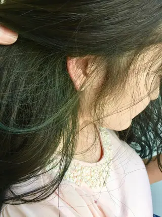 セミロング カラー 髪質改善/白髪ぼかし KENTAのヘアスタイル