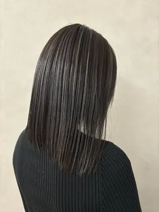 セミロング haku【津久野店】 ERIKAのヘアスタイル