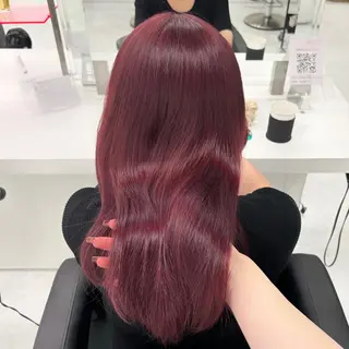 セミロング カラー ヘアアレンジ 愛されカラー🩷 はるなのヘアスタイル