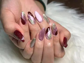 ネイル lucky nail 歌舞伎町のネイルデザイン
