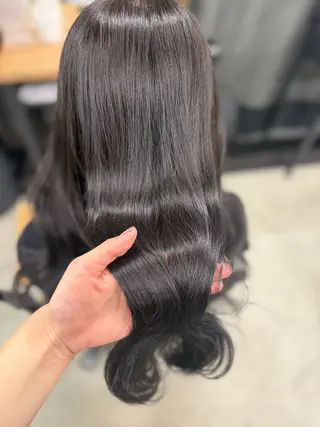 ロング 高橋 蛍瑠のヘアスタイル