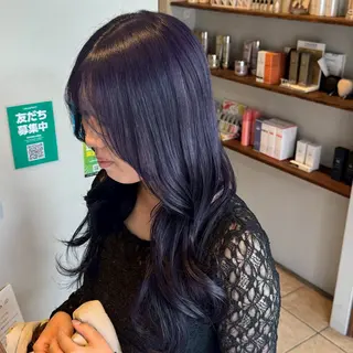 ロング カラー 美髪矯正 KASUMIのヘアスタイル