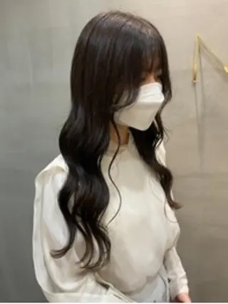 セミロング カラー パーマ ヘアアレンジ ヘアケア特化型サロン newi 梅田のヘアスタイル