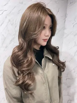 ロング HONO/韓国 ワンホン大阪エクステのヘアスタイル