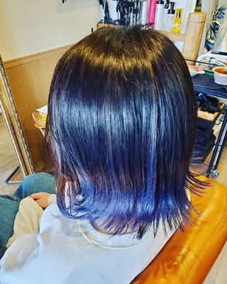 ミディアム カラー spa hair ark 富井直美のヘアスタイル