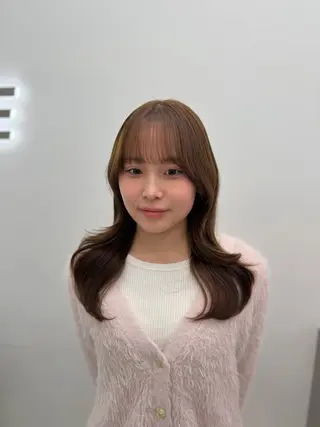 ロング カラー ヘアアレンジ 透明感カラー🎀艶髪 Anju/渋谷🎀のヘアスタイル