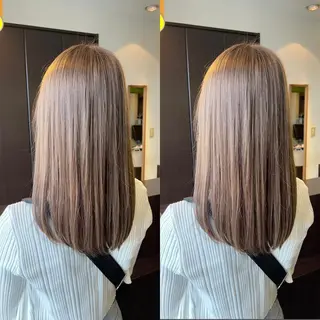 ミディアム カラー 飯田 智也のヘアスタイル