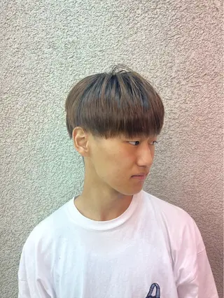 ショート メンズ 白髪ぼかし/北浜 奥野 仁礼のヘアスタイル