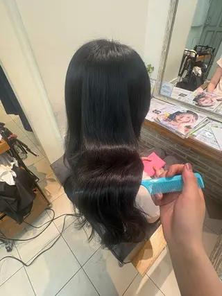 ロング もえ🦋🫧カラー/ 縮毛/ヘアアレのその他イメージ