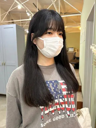 ロング 君島 花楓のヘアスタイル
