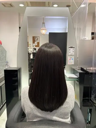 セミロング カラー With SAKUのヘアスタイル