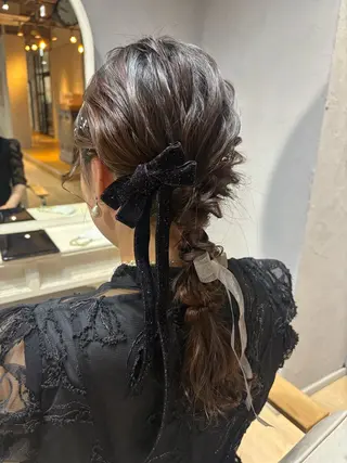 ヘアアレンジ MAKI/名駅/ セット/透明感カラーのヘアスタイル