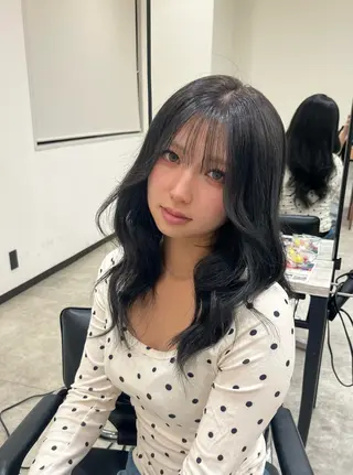 セミロング ciate MOEのヘアスタイル