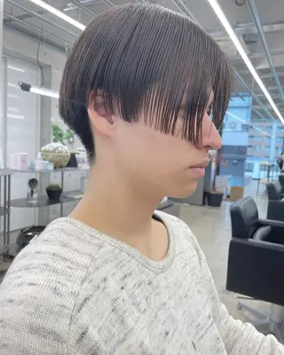 ショート メンズ 艶髪/透明感カラー tawadaのヘアスタイル