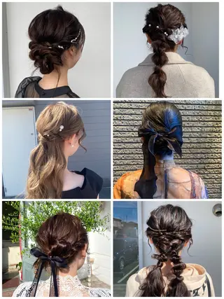 ヘアアレンジ . SHIZUKAのヘアスタイル