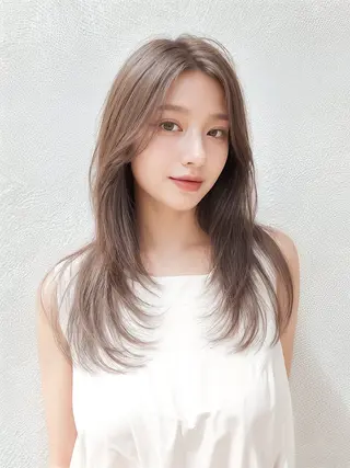 ロング 由谷 祥伍のヘアスタイル