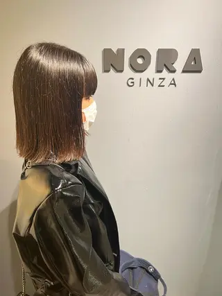 ミディアム カラー 川原大空 無料パーマモデル募集のヘアスタイル