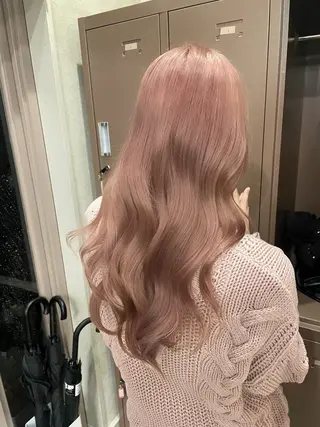 ロング カラー チグサ ミウのヘアスタイル