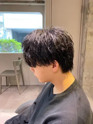 パーマ メンズ 明神 拳翔のヘアスタイル