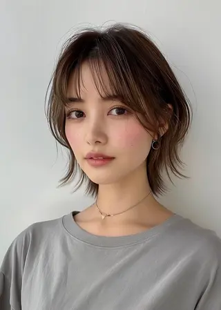 カラー 佐藤優晟/カラー/ 癖毛ショート/表参道のヘアスタイル