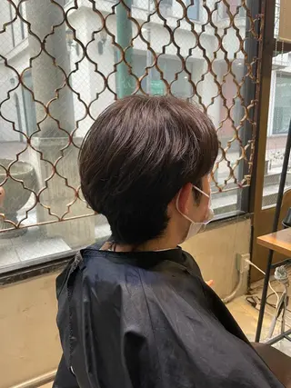 ショート カラー メンズ 美髪/透明感/レイヤ ーTATSUKI☘️のヘアスタイル