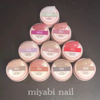 ネイル miyabi nail 桂川駅近くのネイルデザイン