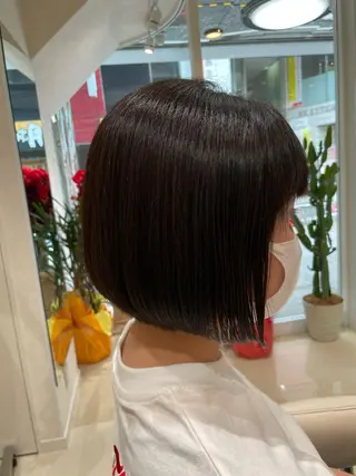 ショート ✨酸性ストレート✨ 南川だいさくのヘアスタイル