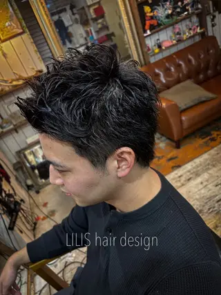 ショート メンズ LILIS hair designのヘアスタイル