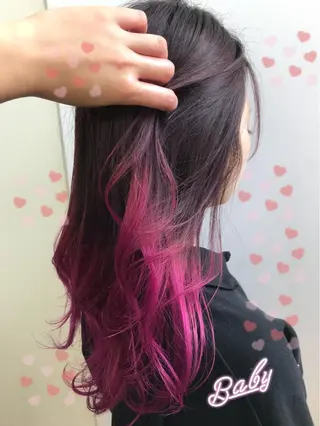 ミディアム カラー 新宿駅近♡個室 ♡関口三都季🌜のヘアスタイル