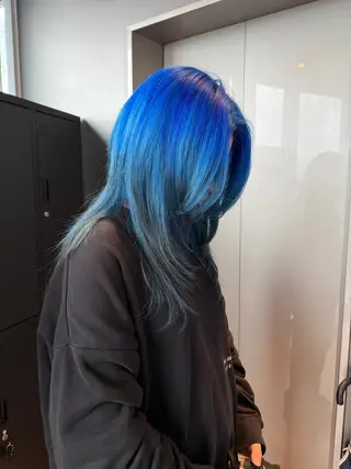 ロング 似合わせカット/ デザインカラー🦄のヘアスタイル
