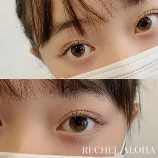 マツエク・マツパ RECHEL ALOHA　茨木店のマツエク・マツパデザイン