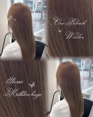 ロング ダブルカラー/ヘアメ ツムギ🍸のヘアスタイル